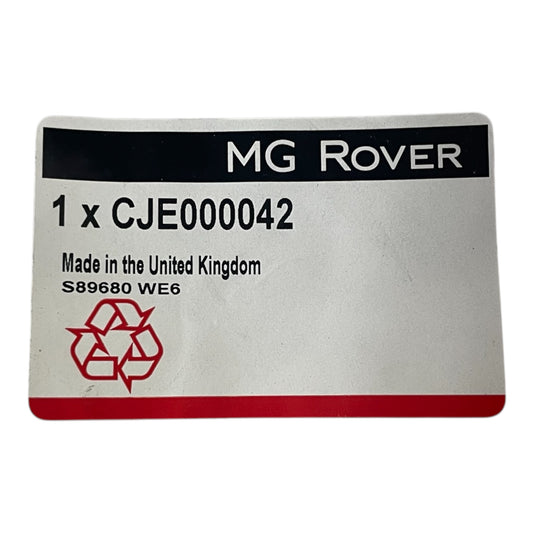 Rover 75 / MG ZT | Rear Bonnet Scuttle Seal | CJE000042
