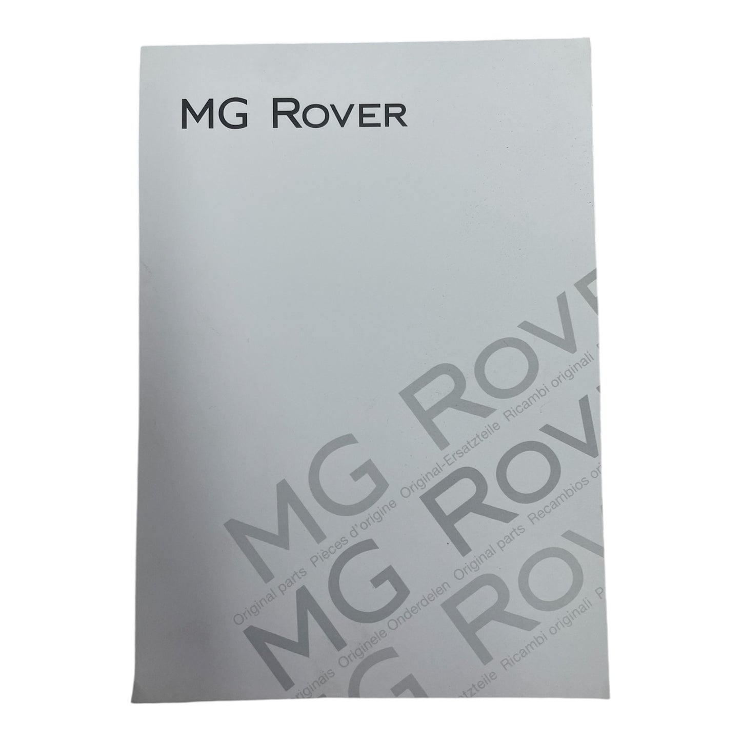 MG Rover | Note Book | Tear off Book