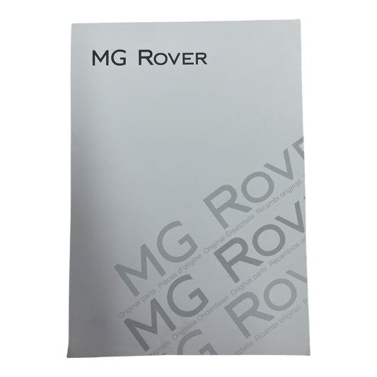 MG Rover | Note Book | Tear off Book