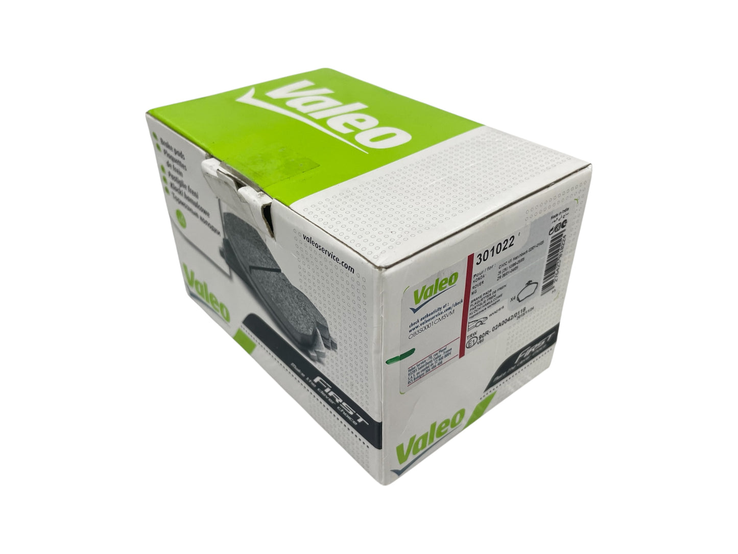 Rover 200 / 25 / ZR / 400 / 45 / ZS | 262mm VENTED Front Brake Pads | Valeo SFP000390